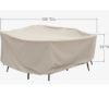 Treasure Garden Protective Patio Furniture Cover Cp590 60 Round Table Chairs