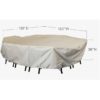 Treasure Garden Protective Furniture Cover CP598 70" Square Table & Chairs - Image 2