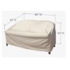 Treasure Garden Protective Patio Furniture Cover PFC742 X-Large Loveseat - GRAY - Image 2