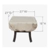 Treasure Garden Protective Furniture Cover CP922 Occasional Table - BEIGE - Image 2