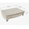 Treasure Garden Protective Furniture Cover CP923 Occasional Table - BEIGE - CLEARANCE - Image 2