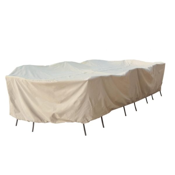 Treasure Garden Protective Furniture Cover CP697 2XL Large Oval/Rectangle Table & Chairs