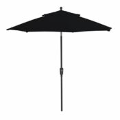 Treasure Garden 9' Market Umbrella - Black