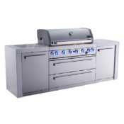 Mont Alpi Outdoor Kitchen 6-Burner Island