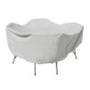 Treasure Garden Protective Patio Furniture Cover PFC551 48" Round/Square Table and Chairs - GRAY