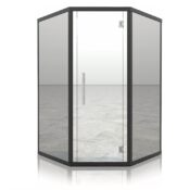 Sauna Outdoor - HELE GLASS SINGLE LUXURY