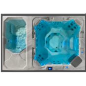 Emerson Fusion Cold Plunge - Dual Hot Tub and Cold Plunge Combo