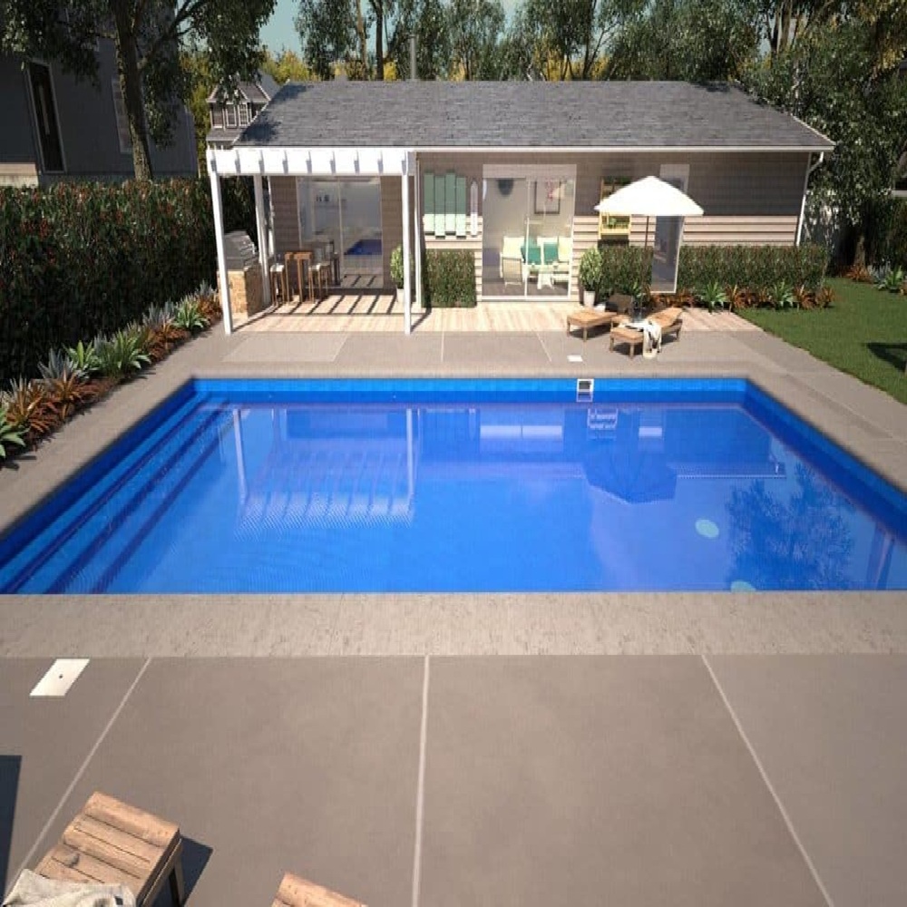 Latham Vinyl Pool Liner - Blue Granite - Image 2