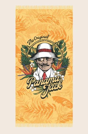 Panama Jack Tropical Man Fringe Beach Towels - Set of THREE - Image 2