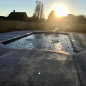 In Ground Vinyl Liner Swimming Pool - Grecian Model