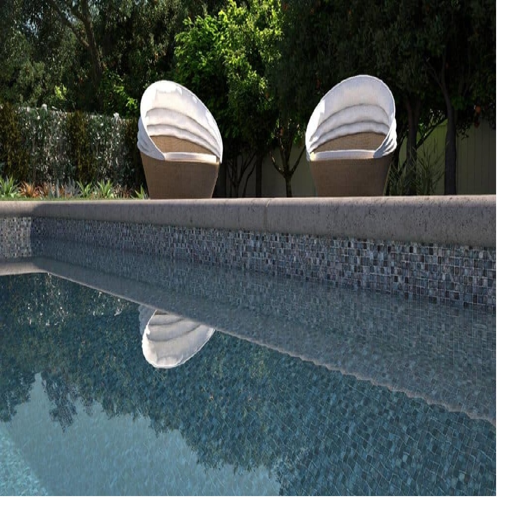 Latham Vinyl Pool Liner - Grey Mosaic - Image 2