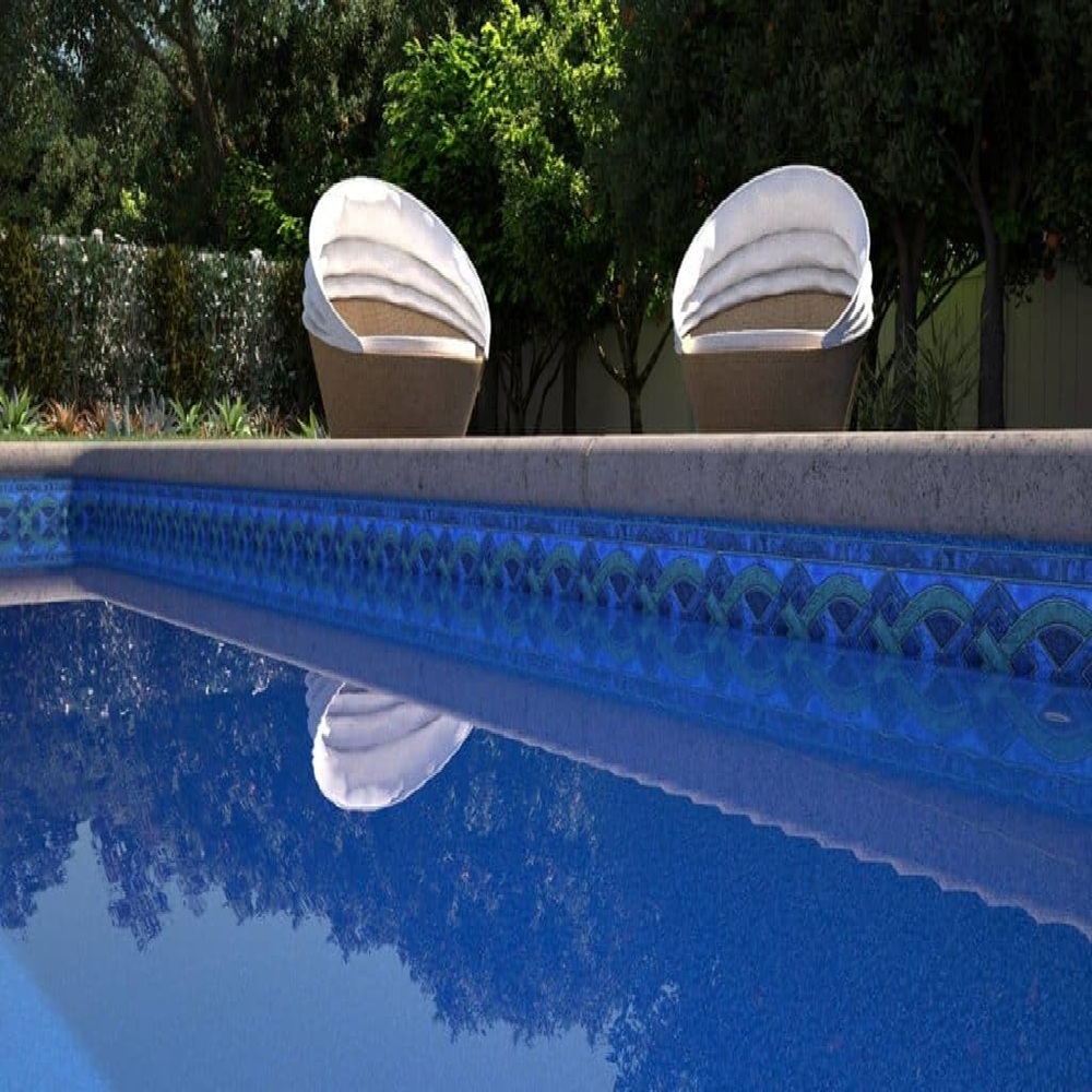 Latham Vinyl Pool Liner - Indigo Marble / Blue Granite - Image 2