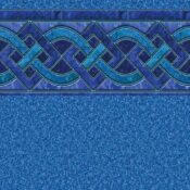 Latham Vinyl Pool Liner - Indigo Marble / Blue Granite