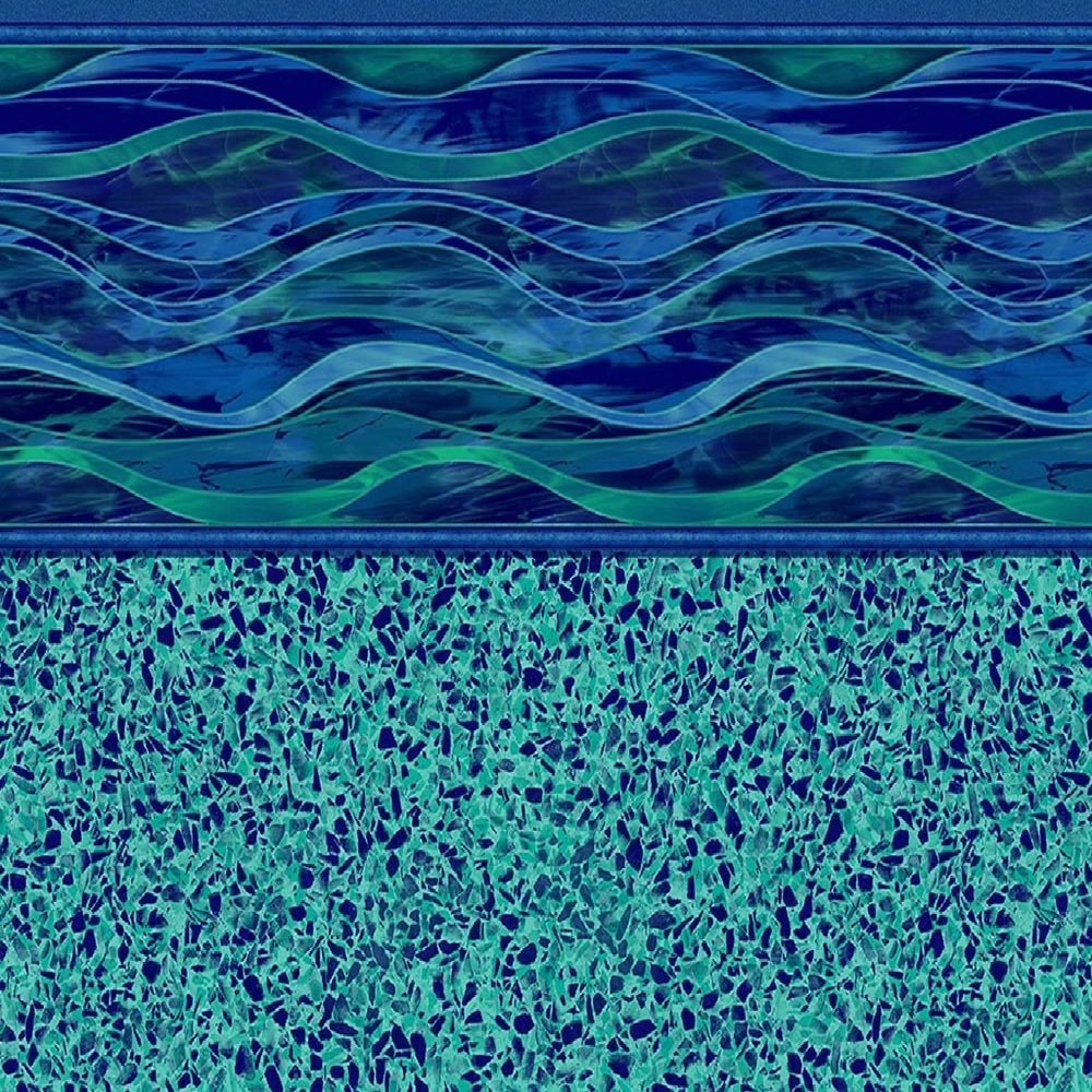 Latham Vinyl Pool Liner - Island Wave / Terrazzo Caribbean