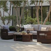 Mode Lagos 4 Piece Lounge Set
