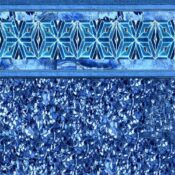 Latham Vinyl Pool Liner - Mount Olympus / Aegean Sea