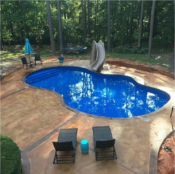In Ground Vinyl Liner Swimming Pool - Odyssey Model