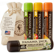 Panama Jack Sunscreen Lip Balm - SPF 45, Flavor Pack