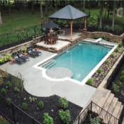 In Ground Vinyl Liner Swimming Pool - Patrician Model