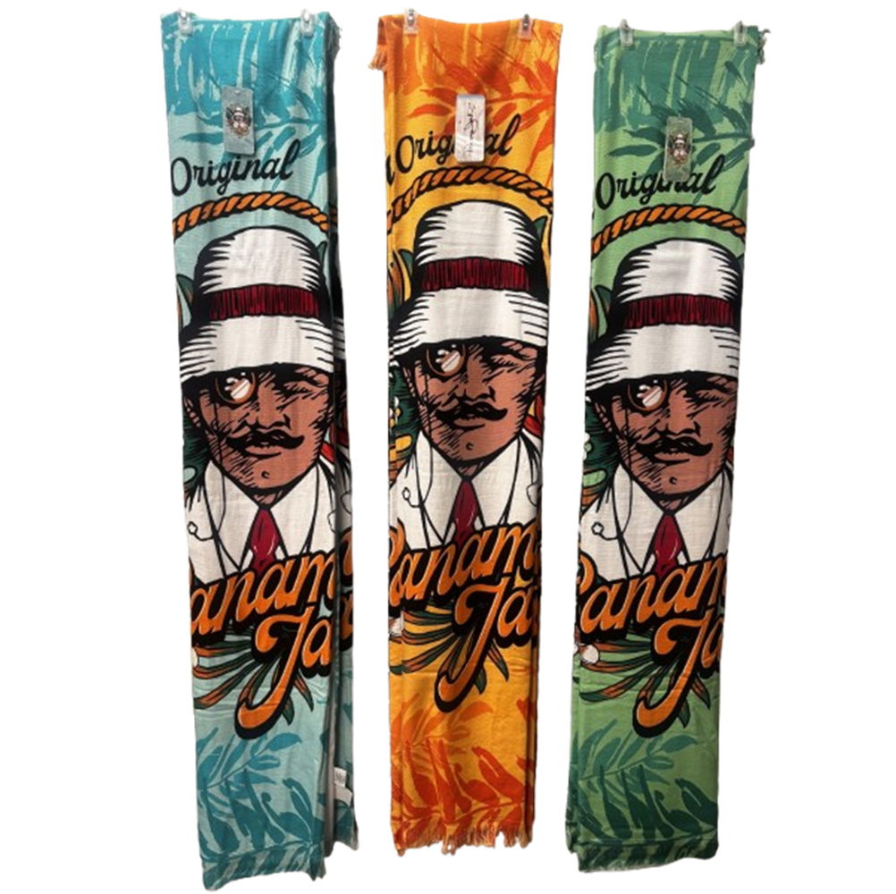 Panama Jack Tropical Man Fringe Beach Towels – Set of THREE