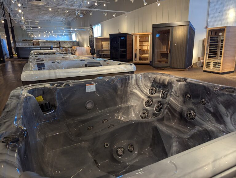 spa, sauna, pool show room