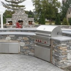 outdoor kitchen