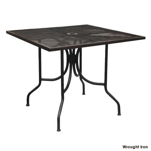 36" Square Micro Mesh Dining Table