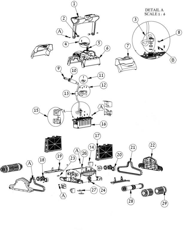 Parts Diagram – Maytronics Oasis Z5