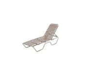 Neptune Chaise Lounge - 18" High Seat - Cross Weave
