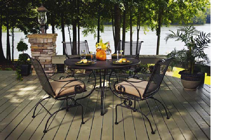 50 Off Meadowcraft Monticello Dining Set Wrought Iron Patio Furniture