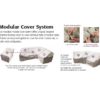 Treasure Garden Protective Patio Furniture Cover CP405 Modular Extension