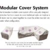Treasure Garden Protective Patio Furniture Cover CP405 Modular Extension