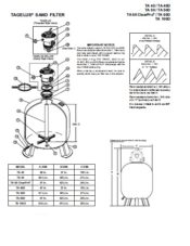 Pentair Tagelus Filter - Parts Diagram